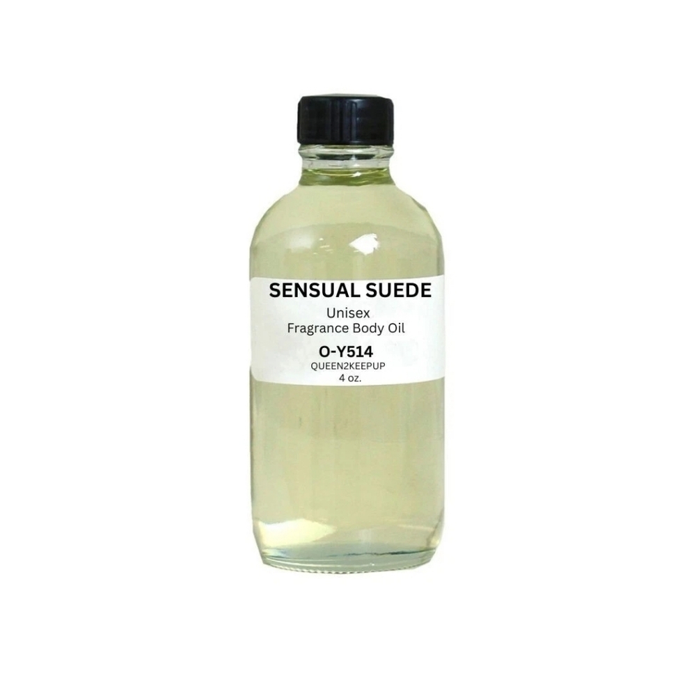 Sensual Suede (Unisex) Body Oil 4 oz Fragrance All Natural Scent